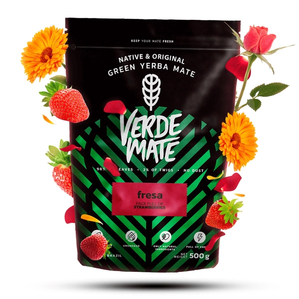 Yerba Verde Mate Green Fresa 0,5kg