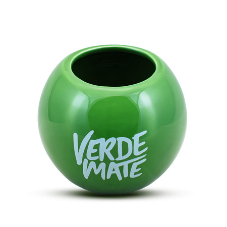 Taza Mate Cerámica Verde Mate Manzana