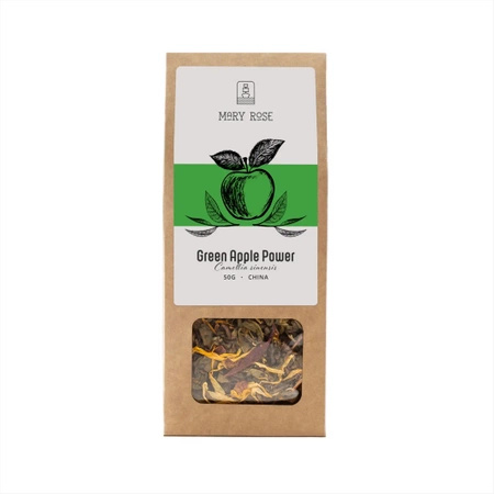 Mary Rose - Green Apple Power zelený čaj - 50 g