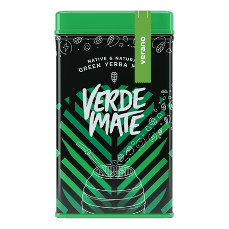 32 x Yerbera - plechovka Verde Mate Green Verano 0,5 kg