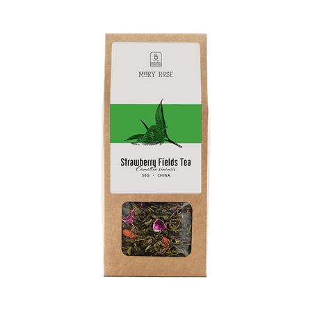 Mary Rose - Thé vert Strawberry Fields - 50 g