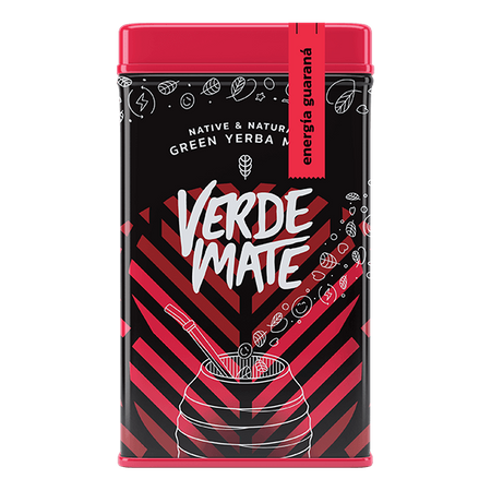 32 x Yerbera - plechovka Verde Mate Green Energia Guarana 0,5 kg