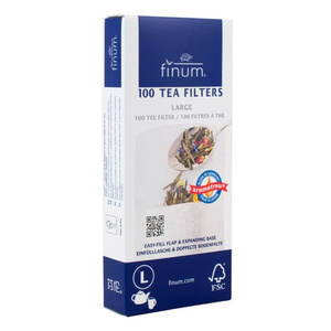 12 x Paper tea filters - size L (100 pieces)