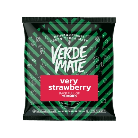 200 x Verde Mate Green Very Strawberry 50g