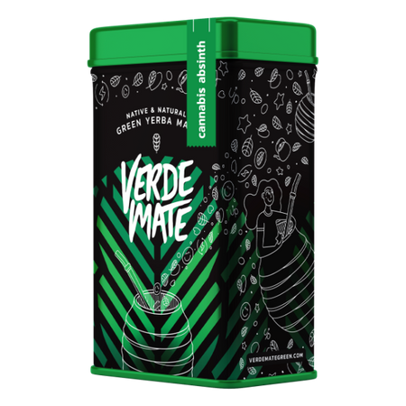 512 x Yerbera - plechovka Verde Mate Cannabis Absinth 0,5 kg