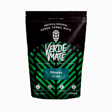 560 x Verde Mate Green Fitness 0,5 kg - Yerba mate brésilien à base d'herbes et de fruits