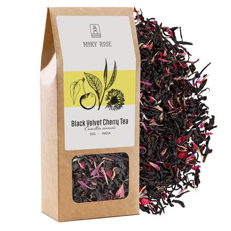 Mary Rose – Black Velvet Cherry Tea – 50g