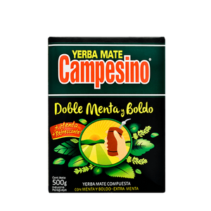 10 x Campesino Double Menta Mate 0,5 kg