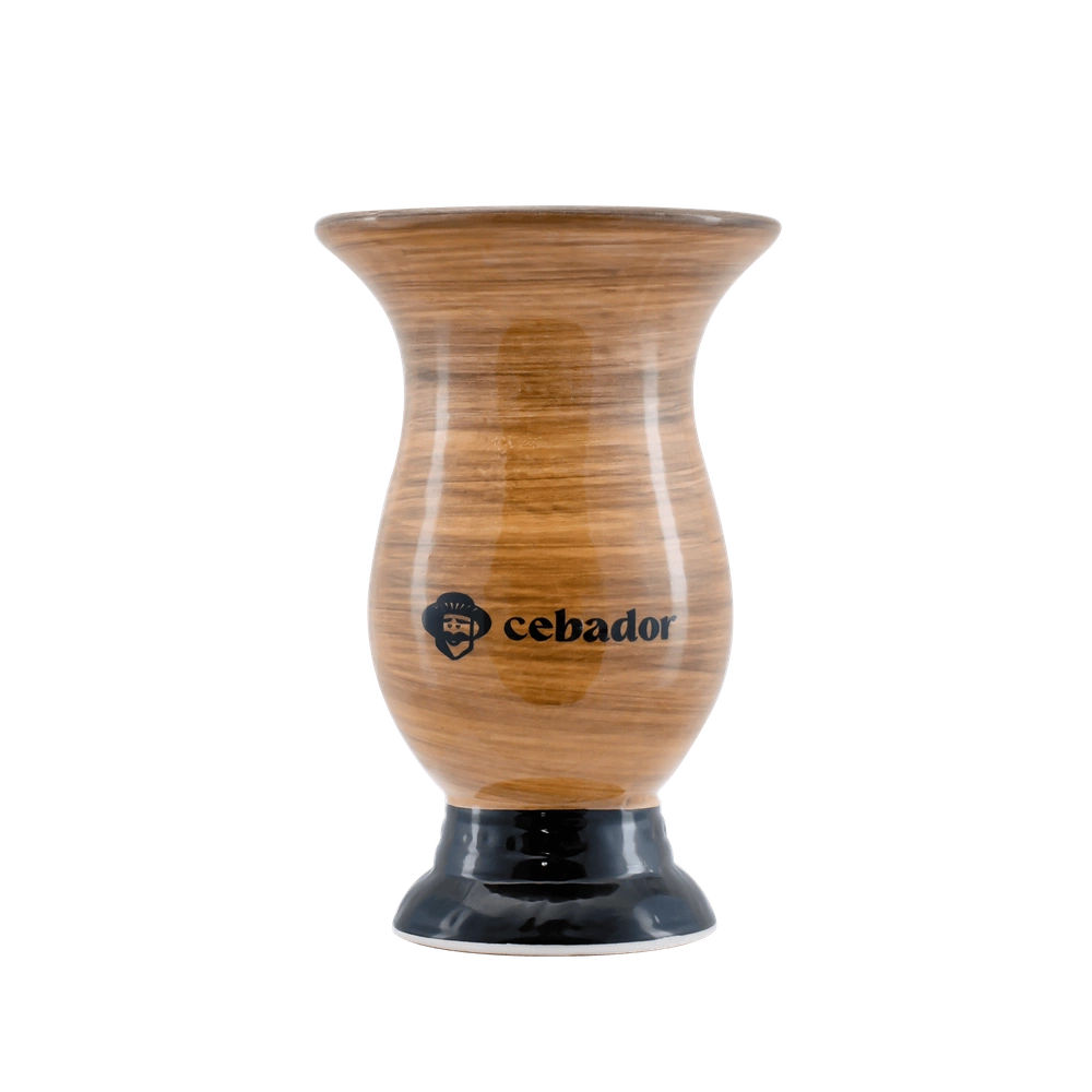 Acopa 18 Matte Brown Wooden Salt / Pepper Mill