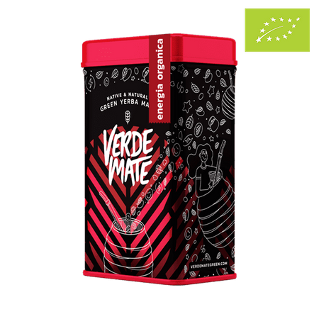 32 x Yerbera - plechovka Verde Mate Green Organica Energia Guarana 0,5 kg