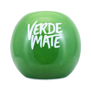 36 x Calabaza de cerámica Verde Mate Manzana - aprox. 300 ml