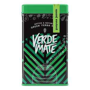 Yerbera – Tin can + Verde Mate Green Guayusa Jazmín 0.5kg 