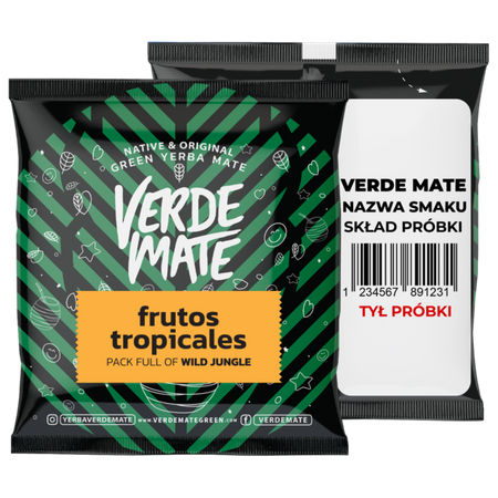 200 x Yerba Verde Mate Green Frutos Tropicales 50g