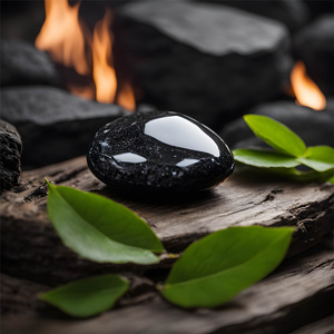 Obsidiana negra (piedra bruta) 1 ud.