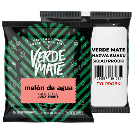 200 x Yerba Verde Mate Green Melón de Agua 50g