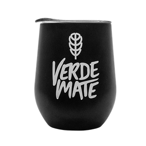 24 x ThermoLid - ocelová dóza s víčkem - motiv Verde Mate (černá) - 350 ml