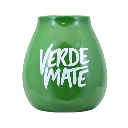 Mate Taza Cerámica verde - Verde Mate - 350ml