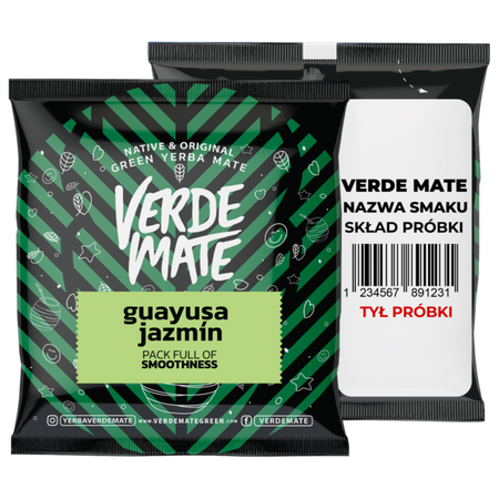 200 x Yerba Verde Mate Green Guayusa Jazmín 50g